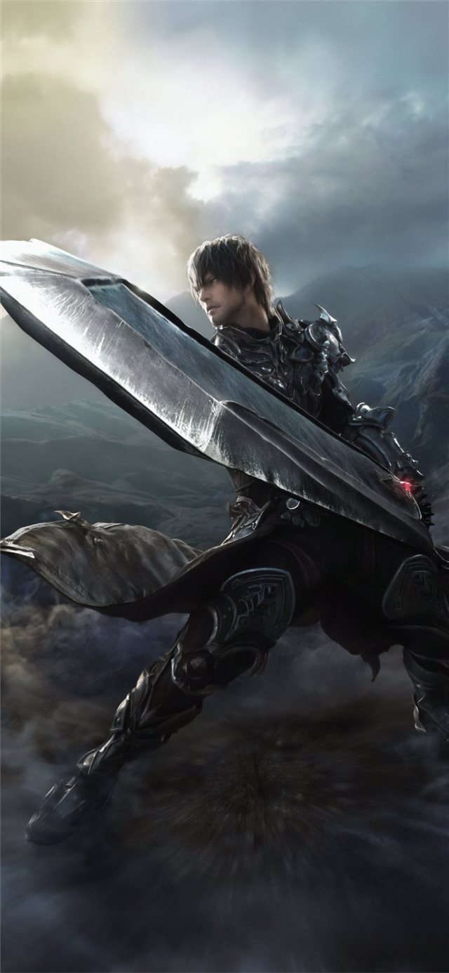 1125x2436 final fantasy xiv shadowbringers 4k - final fantasy iPhone X Wallpaper