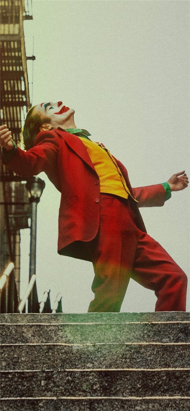 1125x2436 joker moie 8k 2019 -  iPhone X Wallpaper
