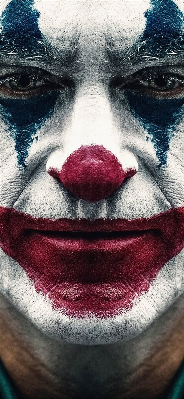 1125x2436 joker 2019 joaquin phoenix clown -  iPhone X Wallpaper
