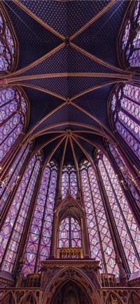 blue and brown building interior wallpaper