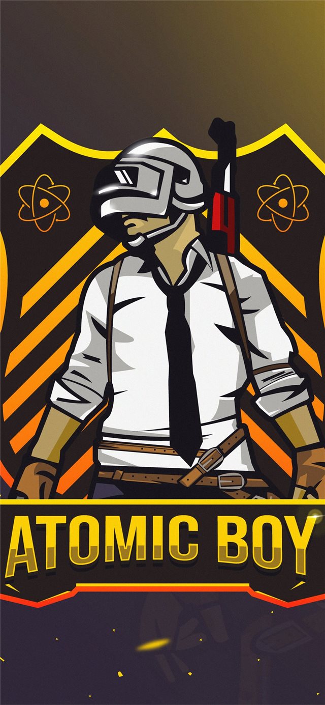 1125x2436 pubg atomic boy -  iPhone X Wallpaper