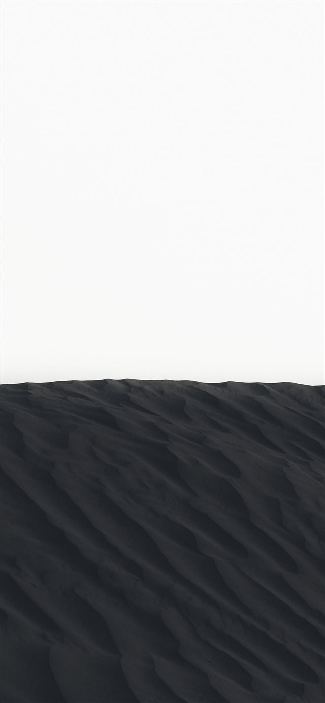 1125x2436 landscape photography of sand dunes - white iPhone X Wallpaper