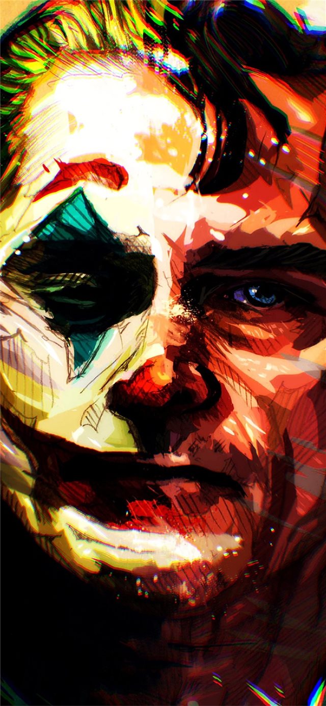 1125x2436 joker all i have negative thoughts 4k - supervillain iPhone X Wallpaper