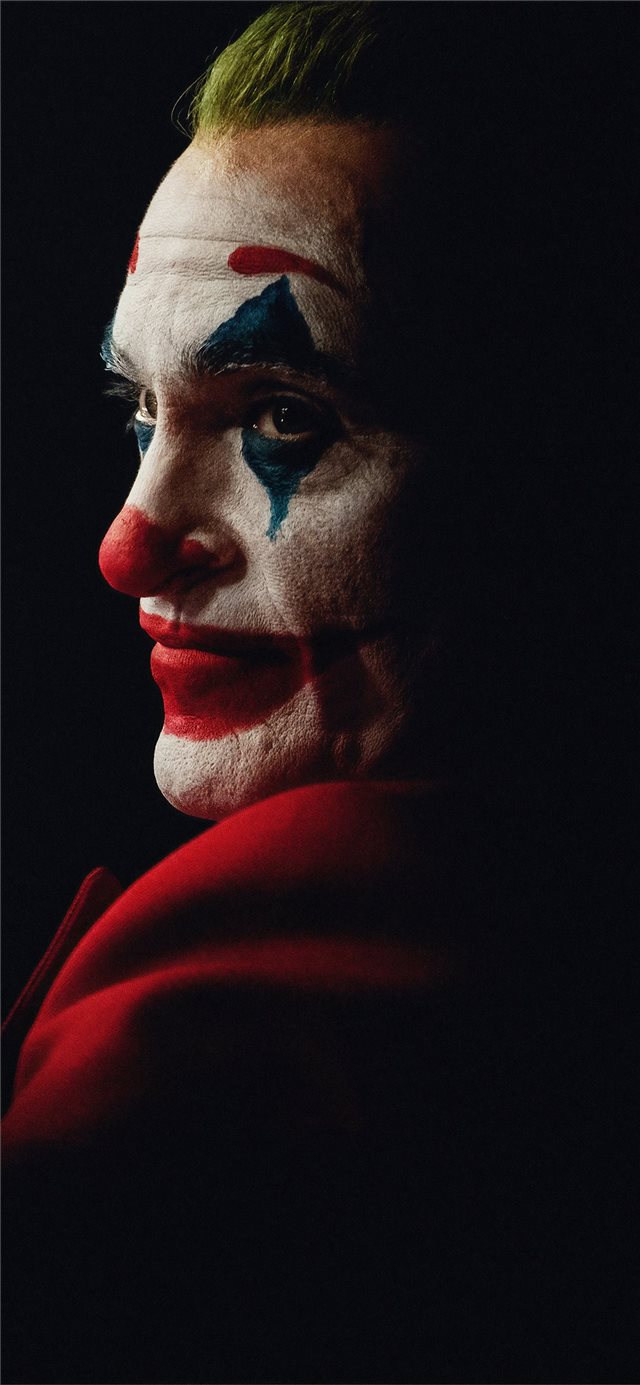 1125x2436 the joker joaquin phoenix dark 4k -  iPhone X Wallpaper