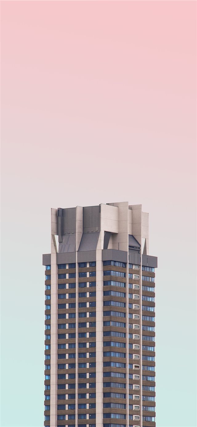 1125x2436 white and black high rise building with glasses - city iPhone X Wallpaper