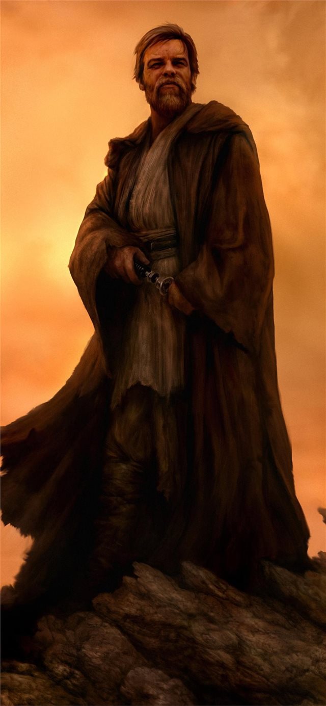 1125x2436 obi wan kenobi star wars 4k -  iPhone X Wallpaper