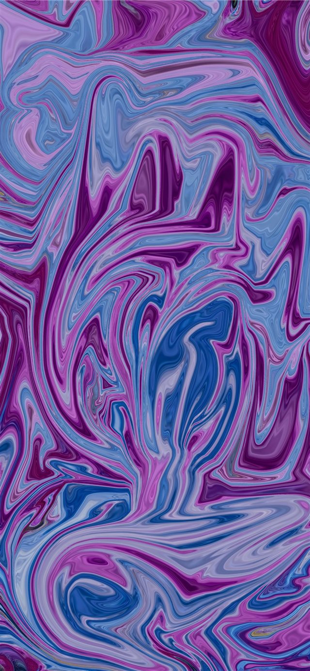1125x2436 purple and blue abstract painting - aesthetic iPhone X Wallpaper