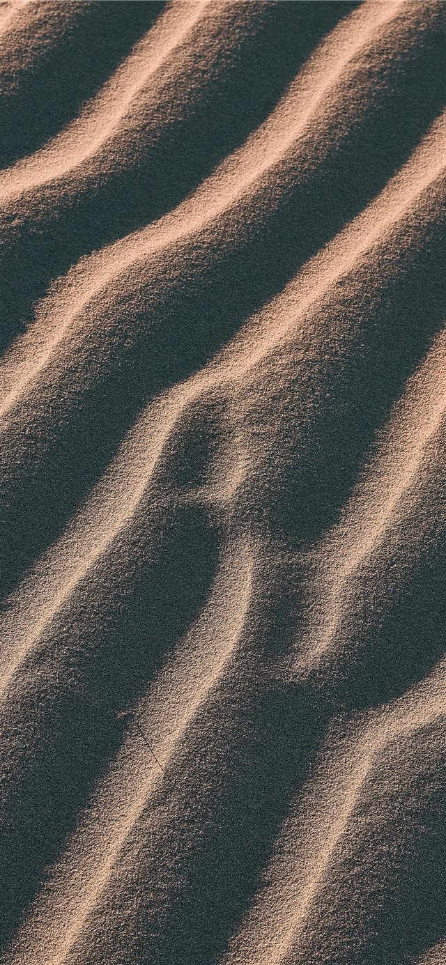 1125x2436 aerial view photography of sand - nature iPhone X Wallpaper