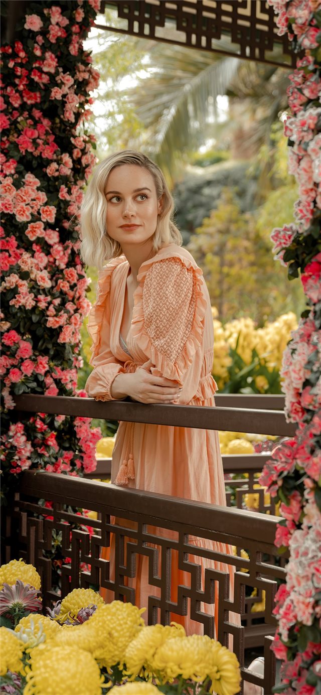 1125x2436 4k brie larson photoshop 2019 -  iPhone X Wallpaper