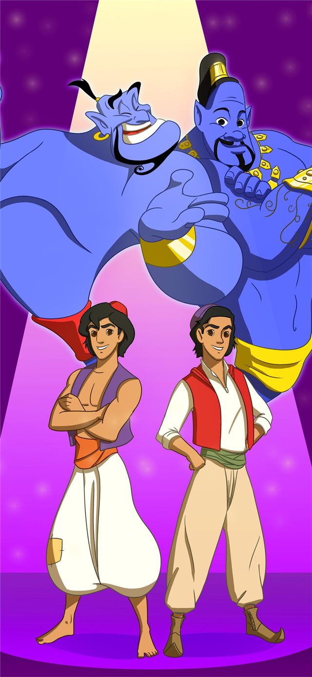 1125x2436 aladdin 2019 artwork - aladdin iPhone X Wallpaper