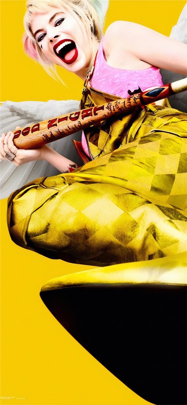 1125x2436 4k harley quinn birds of prey 2020 - birds of prey iPhone X Wallpaper