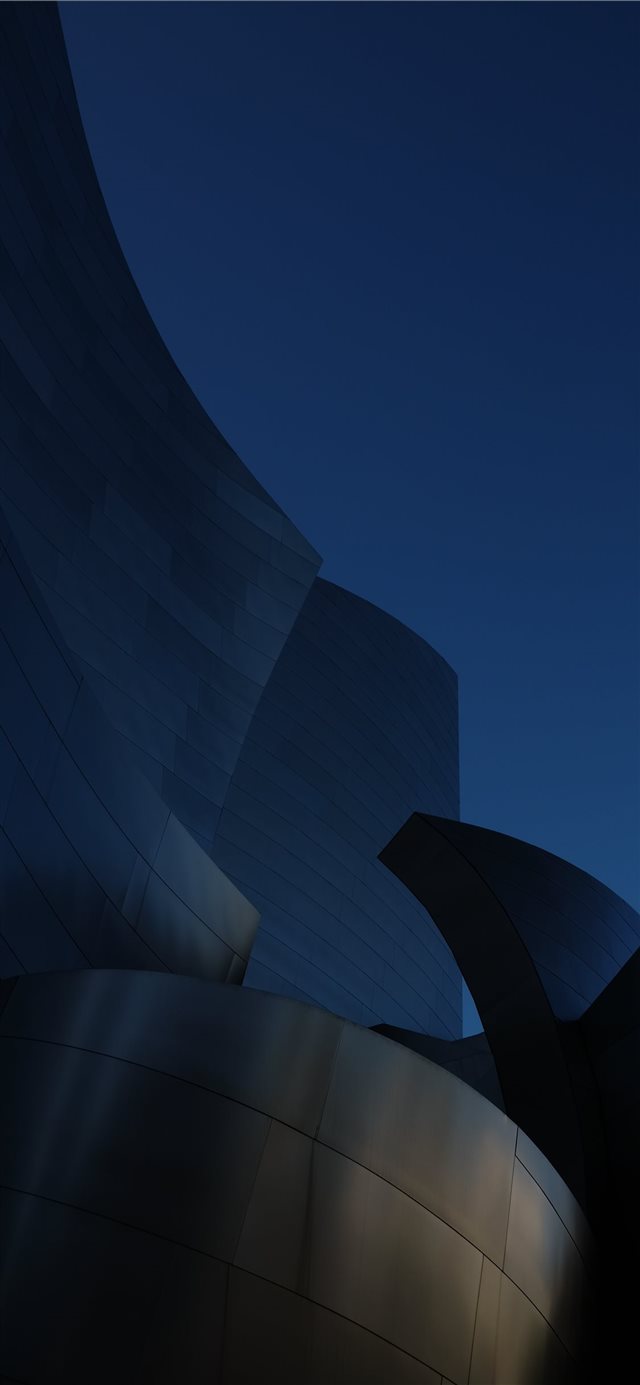 1125x2436 gray concrete building - metal iPhone X Wallpaper