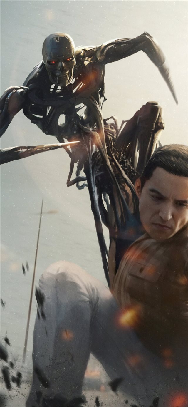 1125x2436 2019 terminator dark fate art - terminator 6 iPhone X Wallpaper