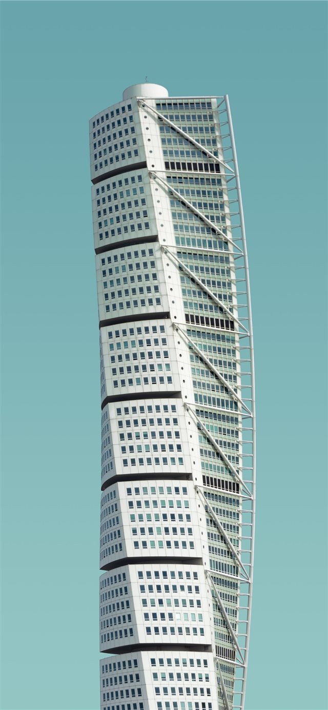 1125x2436 photo of white high rise building - city iPhone X Wallpaper