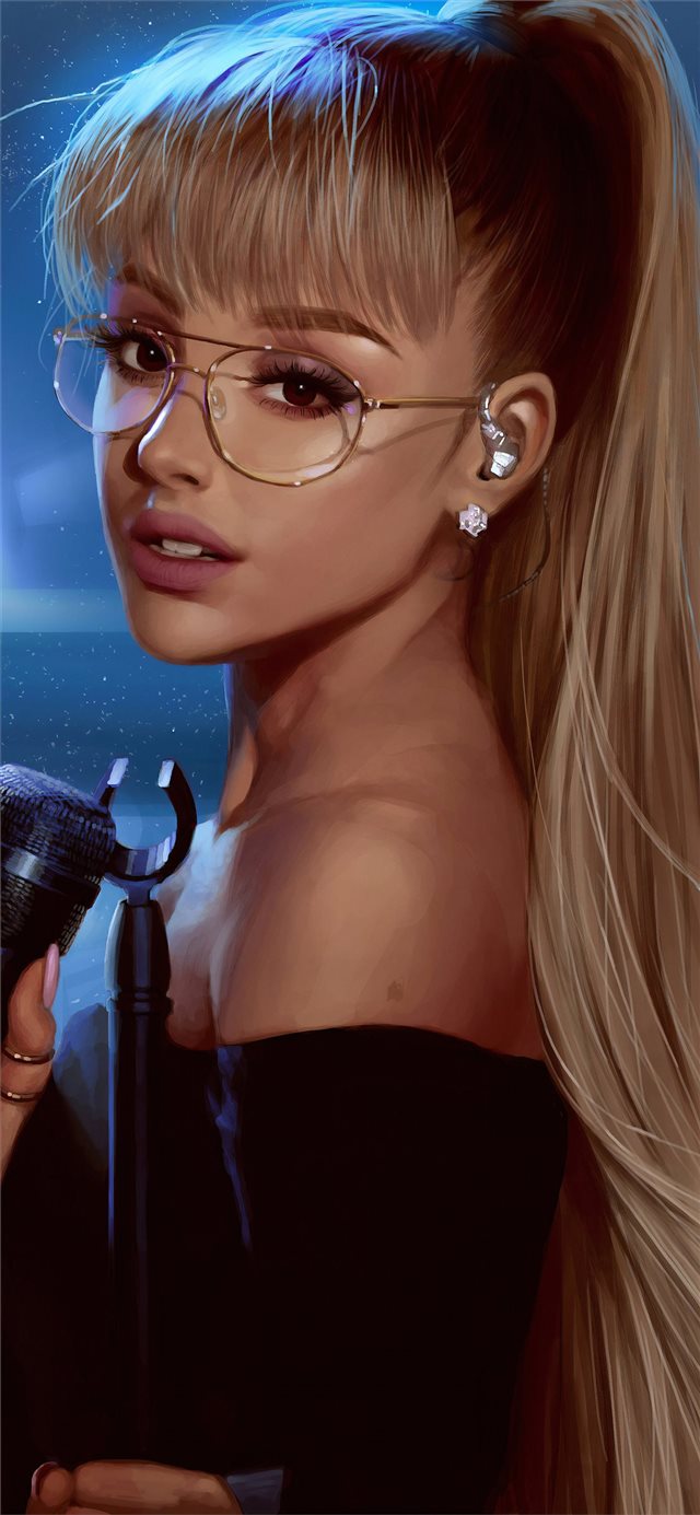 1125x2436 ariana grande art 4k -  iPhone X Wallpaper