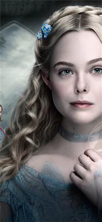 elle fanning as princess aurora in maleficent mist... wallpaper