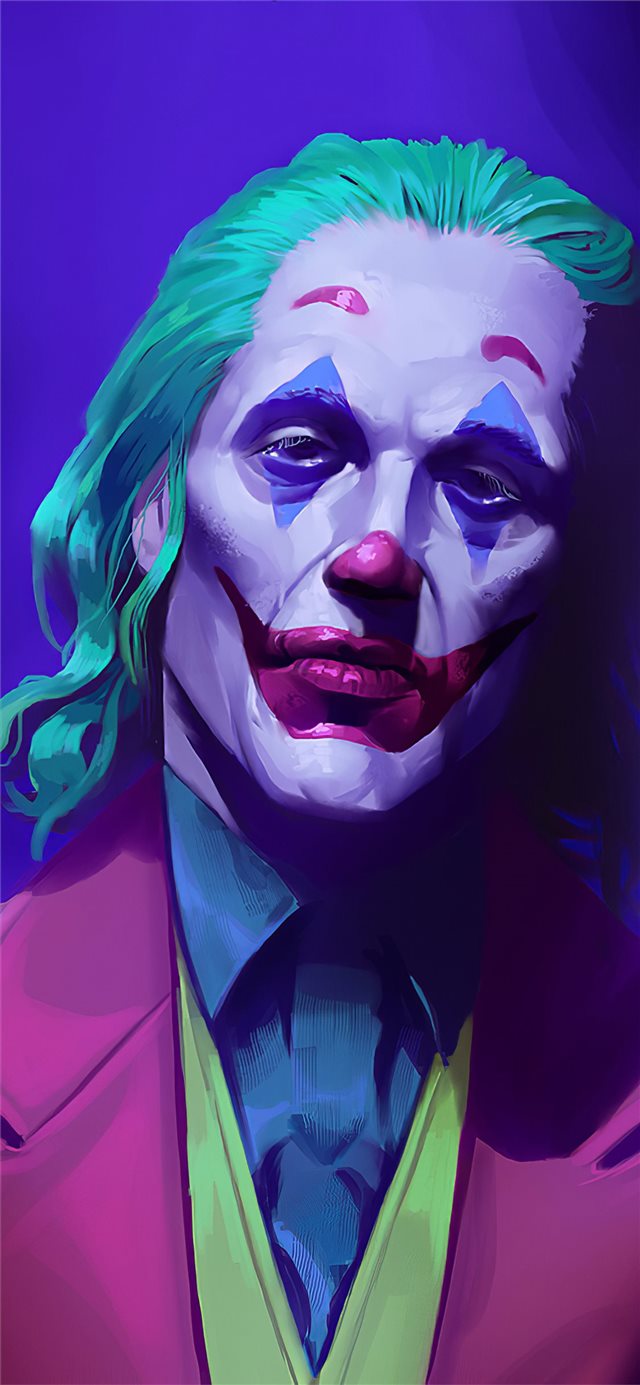 1125x2436 joker 2019 art - joker iPhone X Wallpaper