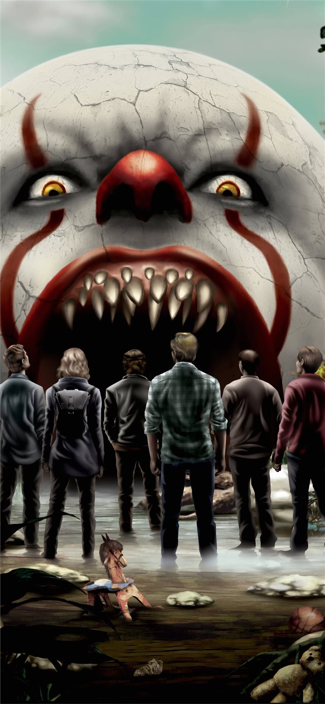 1125x2436 it chapter two poster art - it iPhone X Wallpaper