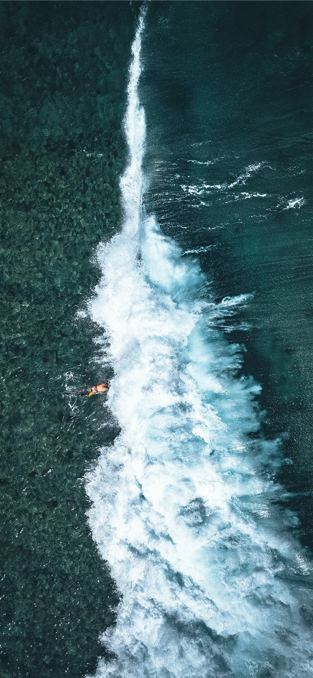 1125x2436 waterfall top view photography -  iPhone X Wallpaper