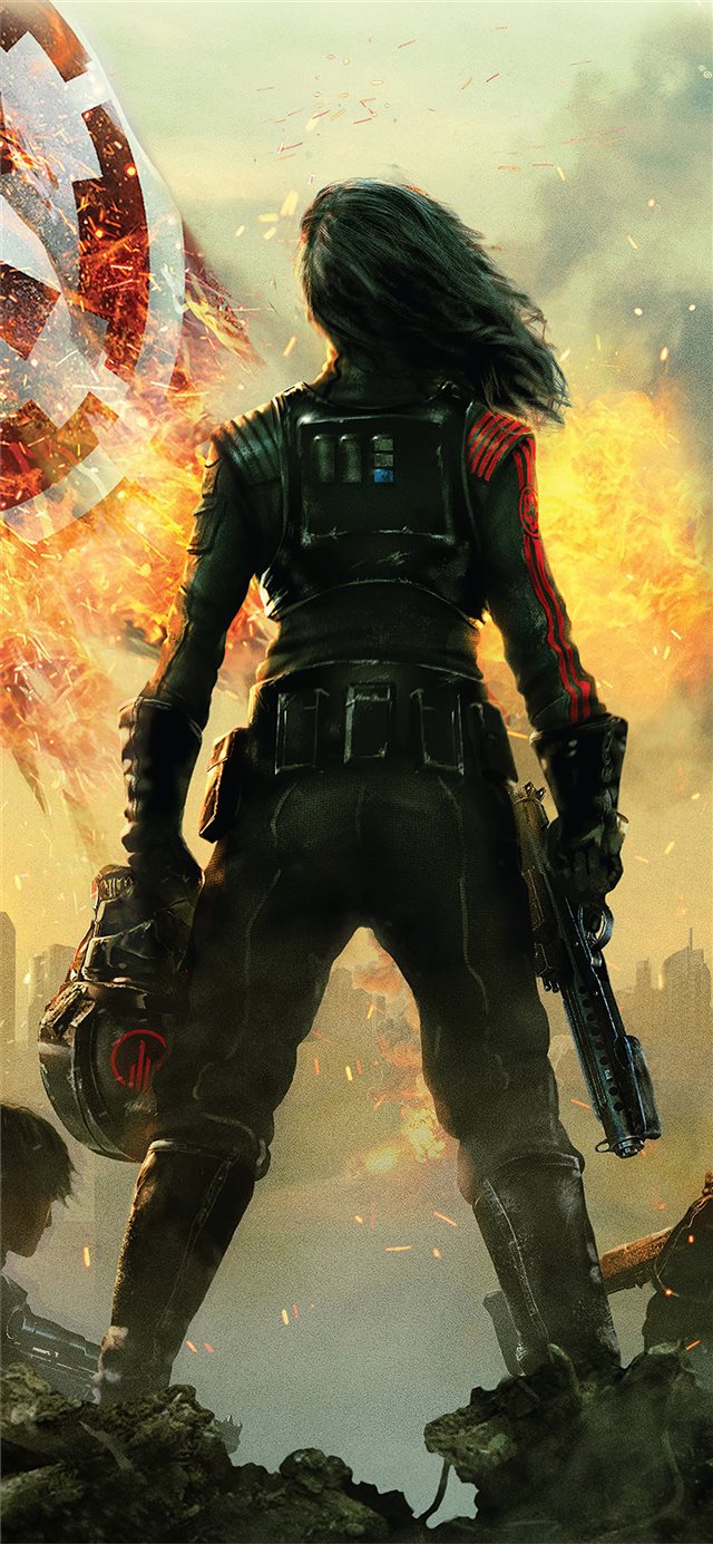 1125x2436 star wars battlefront ii inferno squad 4k - ea games iPhone X Wallpaper