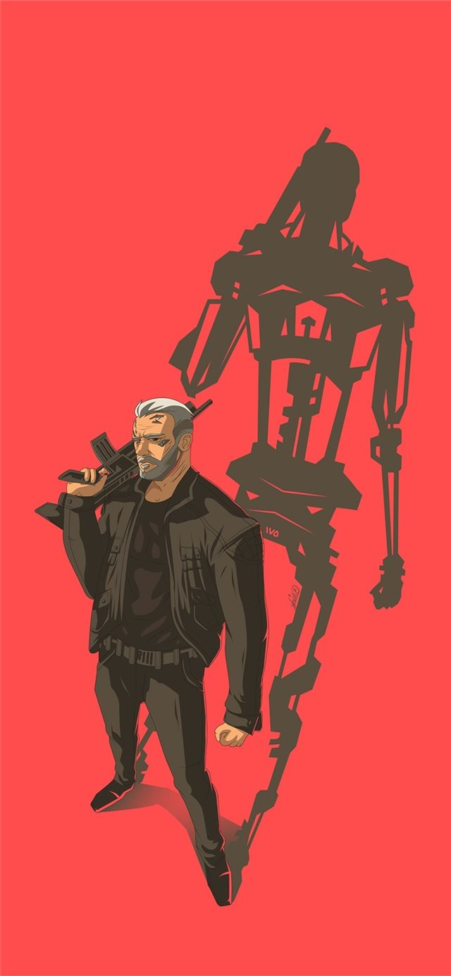 1125x2436 art terminator dark fate 4k - 2019 movies iPhone X Wallpaper