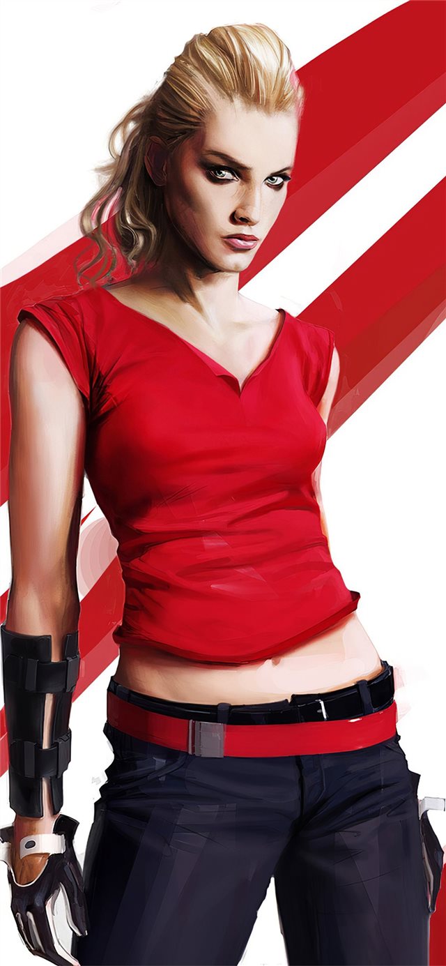 1125x2436 mirrors edge catlayst game 4k -  iPhone X Wallpaper