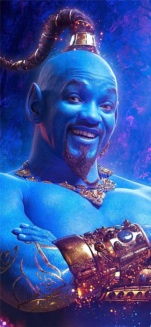 1125x2436 genie will smith - aladdin iPhone X Wallpaper