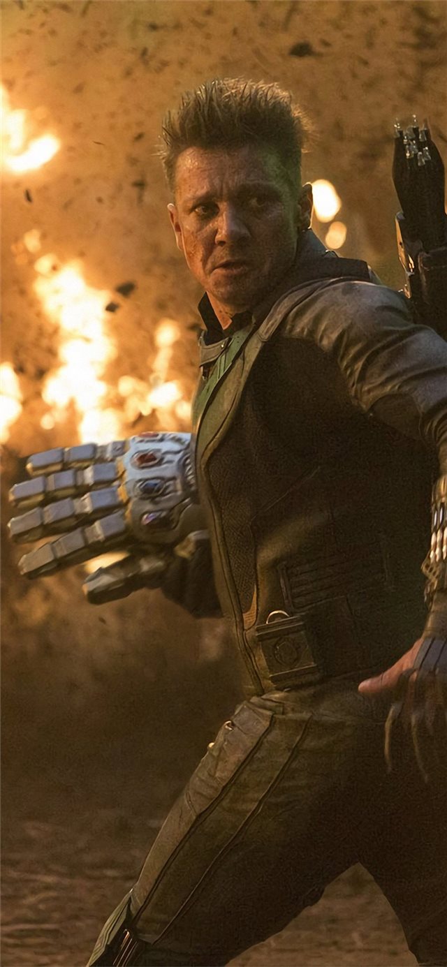1125x2436 hawkeye in avengersendgame - avengers endgame iPhone X Wallpaper