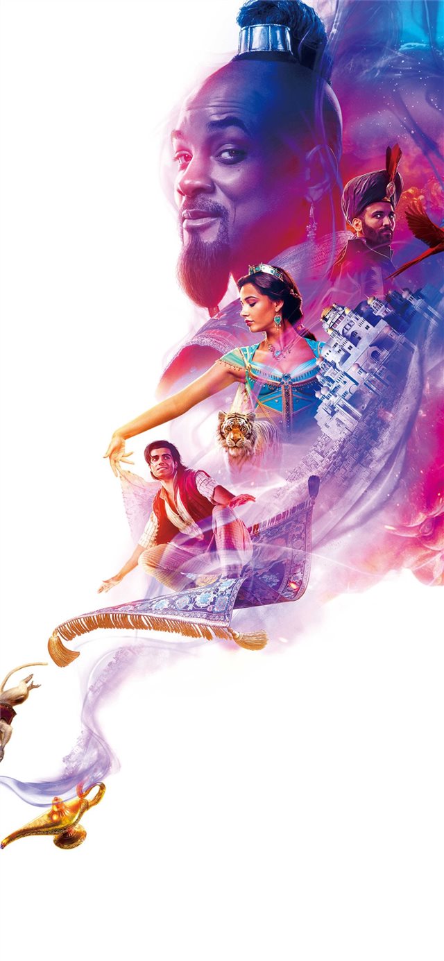 1125x2436 aladdin movie poster 4k - aladdin iPhone X Wallpaper