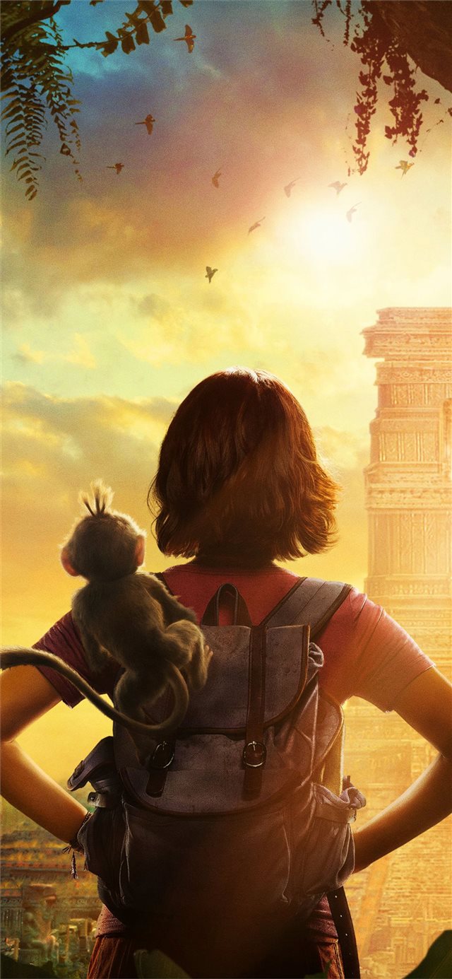 1125x2436 dora and the lost city of gold 2019 poster - dora the explorer iPhone X Wallpaper