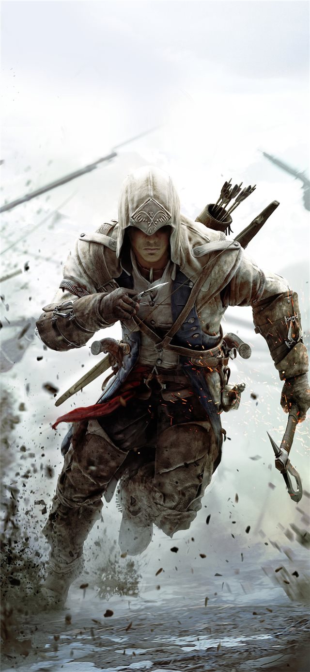 1125x2436 assassins creed 3 10k - pc games iPhone X Wallpaper