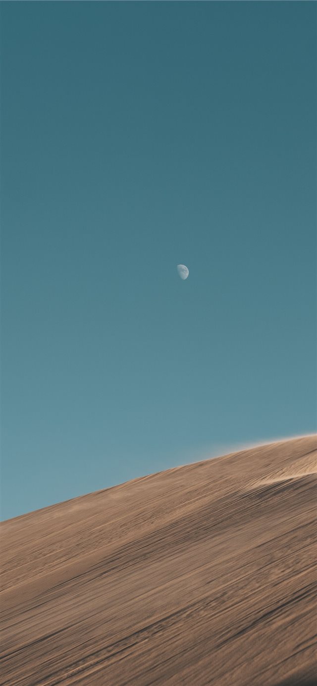 1125x2436 brown sand mountain - grey iPhone X Wallpaper