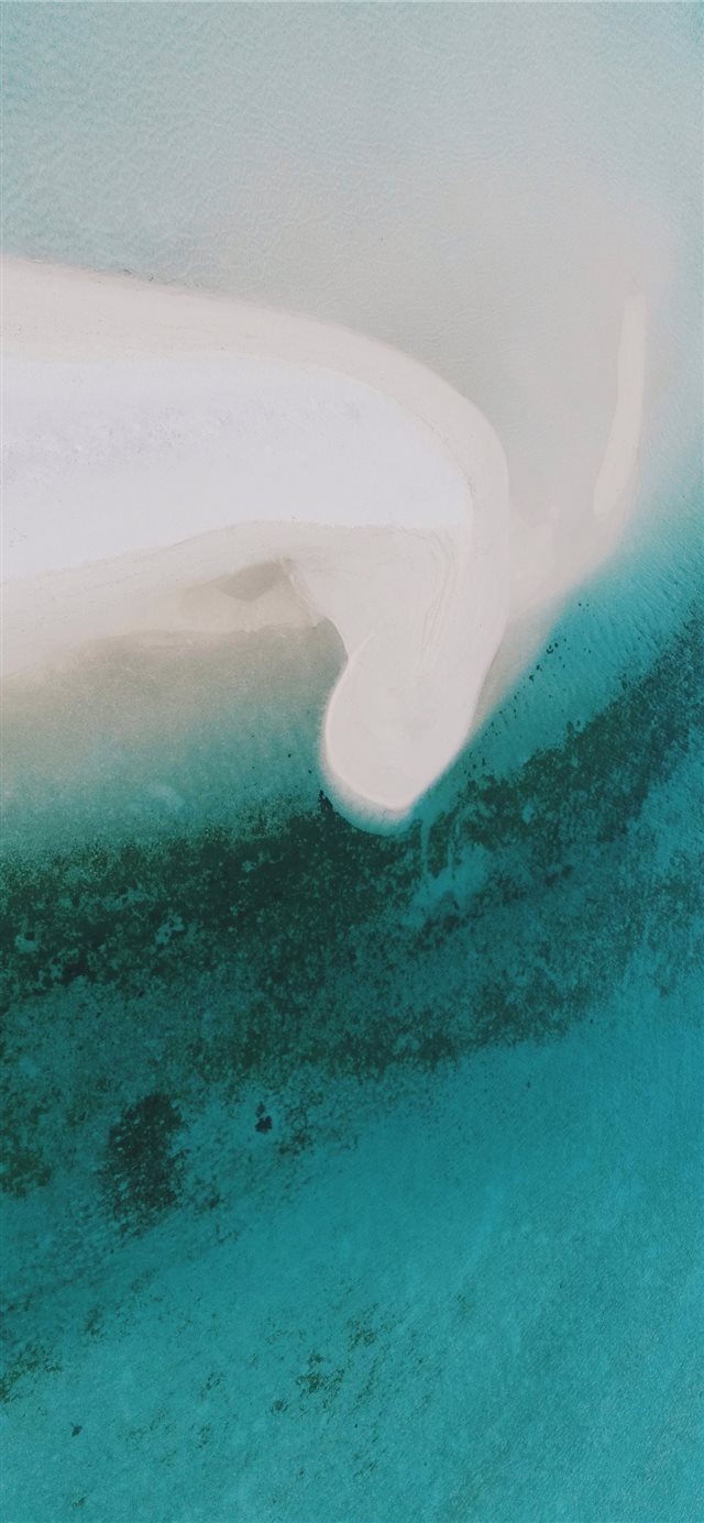 1125x2436 Sandbanks - nature iPhone X Wallpaper