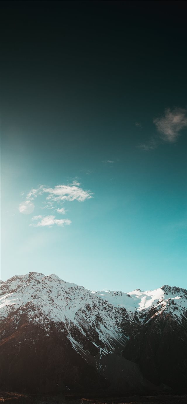 1125x2436 white and black mountains -  iPhone X Wallpaper