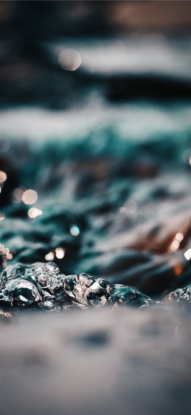 1125x2436 time lapse of water - grey iPhone X Wallpaper