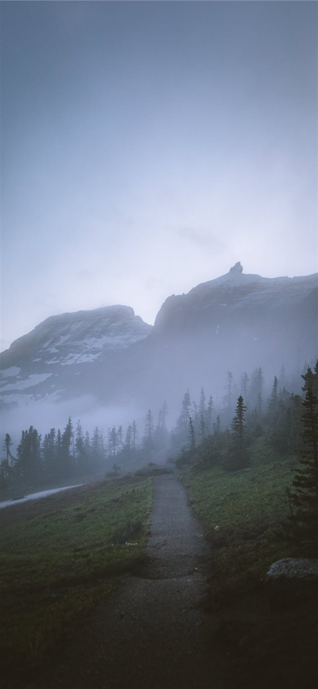 1125x2436 aerial photography of road near mountain - mountains iPhone X Wallpaper