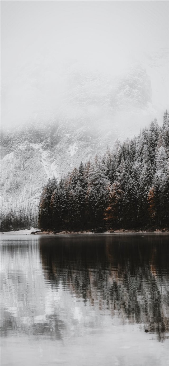 1125x2436 body of water during daytime - snow iPhone X Wallpaper