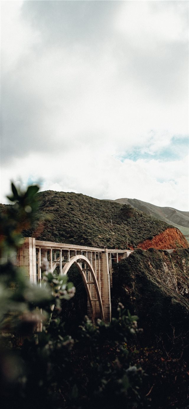 1125x2436 gray bridge during daytime - water iPhone X Wallpaper
