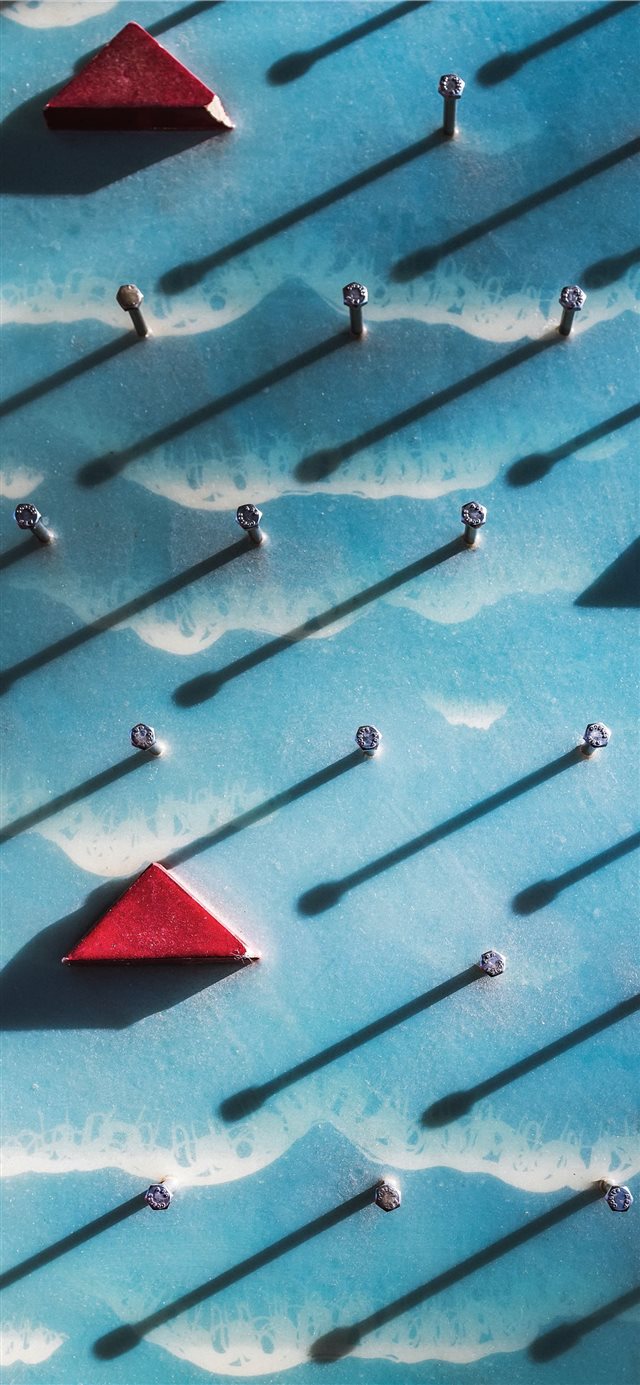 1125x2436 nail illustration - santa monica iPhone X Wallpaper