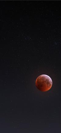 Earth's blood moon wallpaper