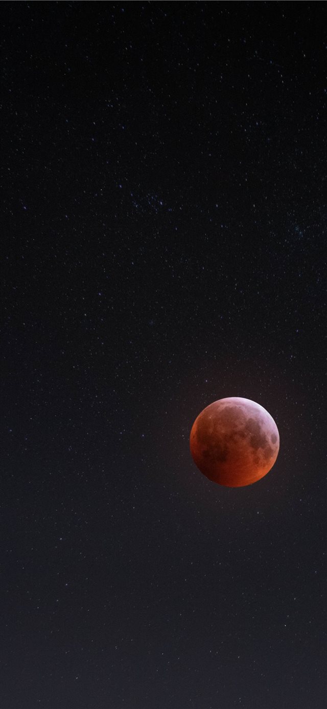 1125x2436 Earth's blood moon - rotterdam iPhone X Wallpaper
