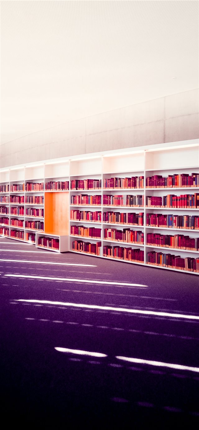 1125x2436 white wooden bookshelf - switzerland iPhone X Wallpaper