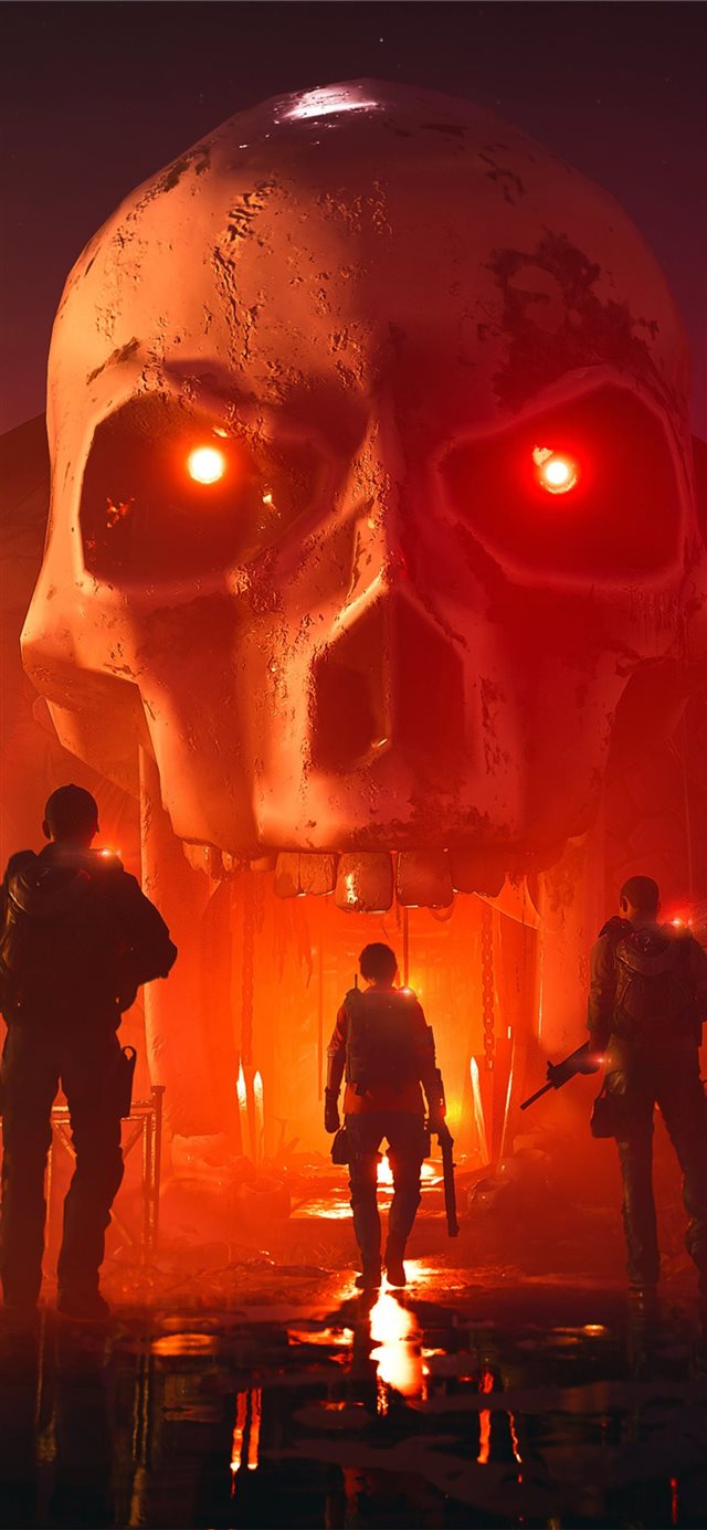 1125x2436 tom clancys the divison 2 4k -  iPhone X Wallpaper