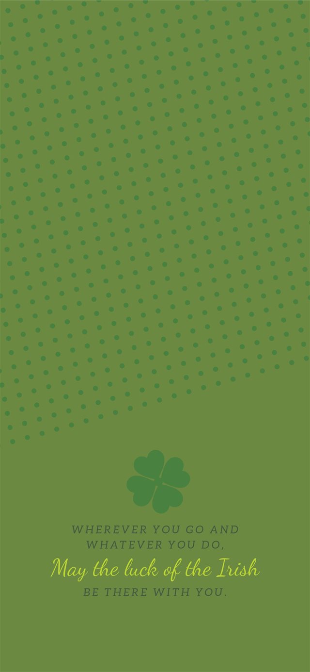 1125x2436 St Patricks Day Wallpapers - trends iPhone X Wallpaper