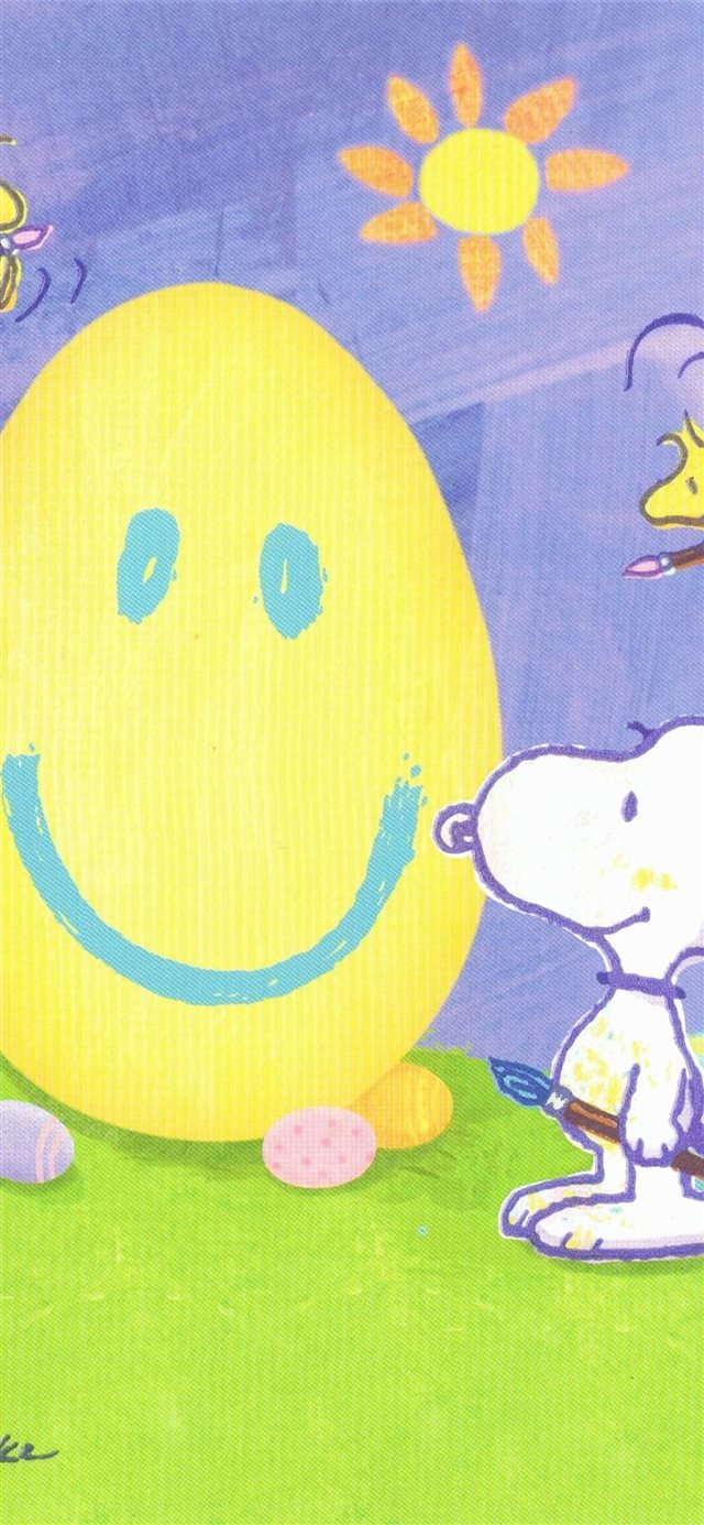 1125x2436 Peanuts Easter for Desktop - trends iPhone X Wallpaper