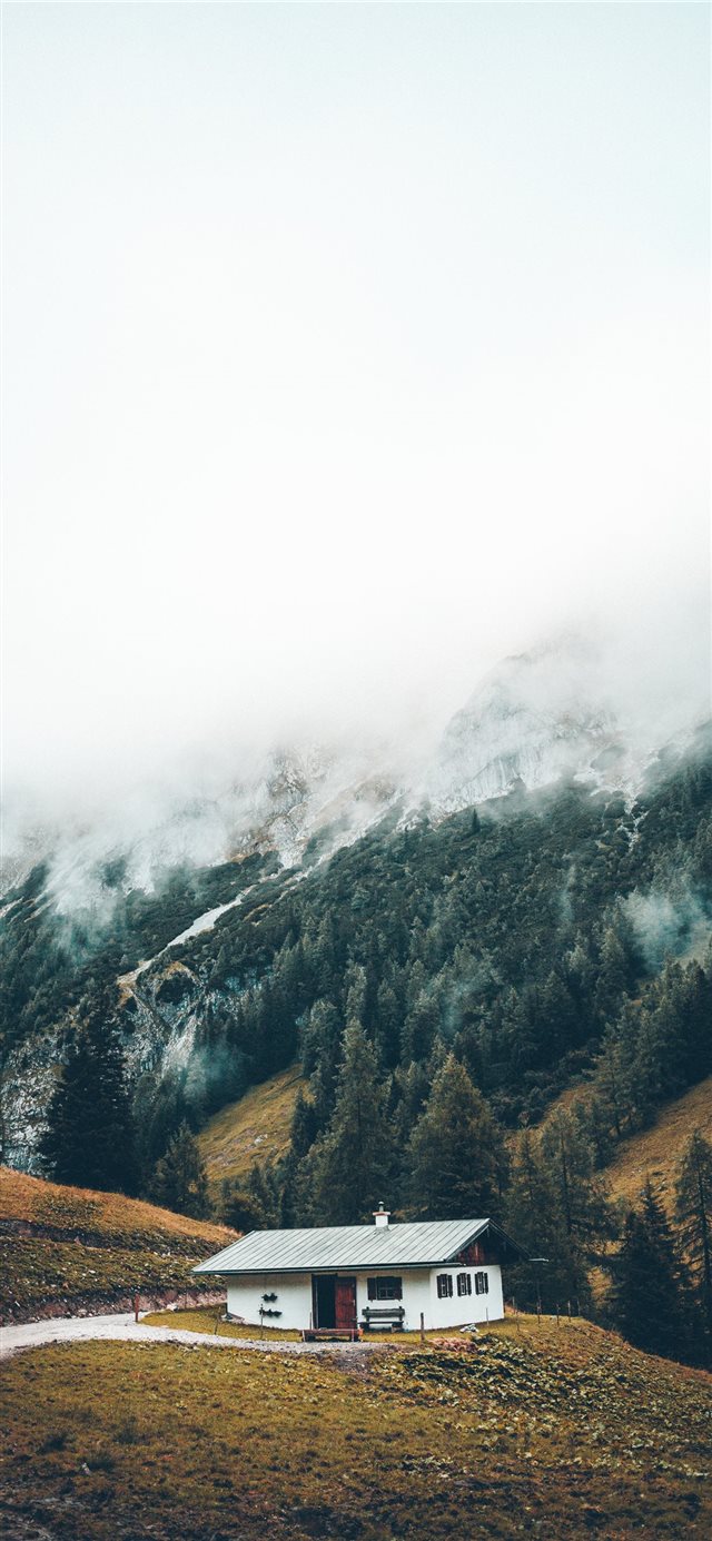 1125x2436 white and gray structure - house iPhone X Wallpaper