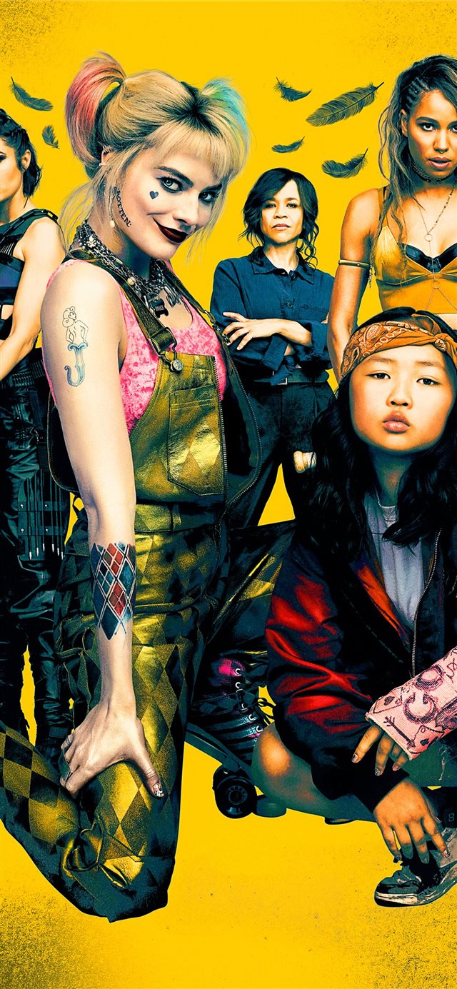 1125x2436 birds of prey imax 4k - birds of prey iPhone X Wallpaper