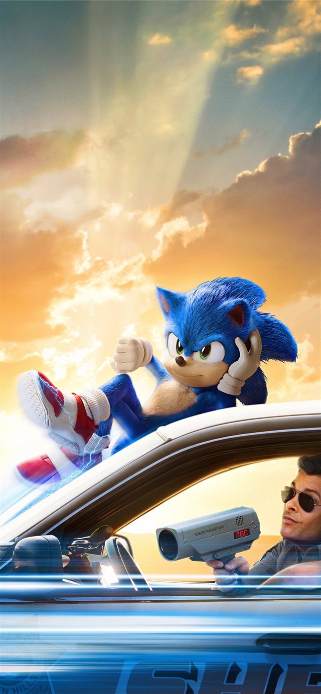 1125x2436 2020 sonic the hedgehog 4k - 2020 movies iPhone X Wallpaper