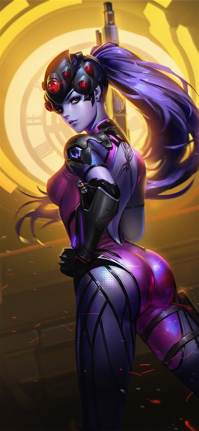 1125x2436 widowmaker artwork 4k - overwatch iPhone X Wallpaper