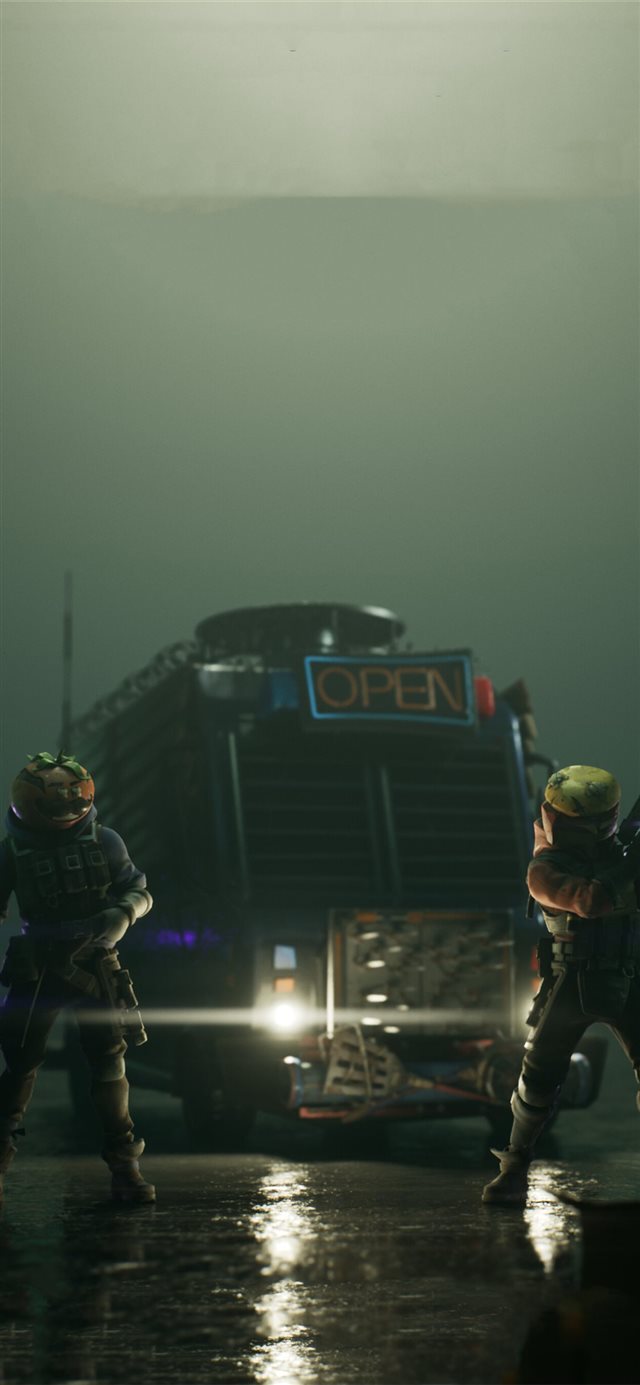 1125x2436 fortnite theme -  iPhone X Wallpaper